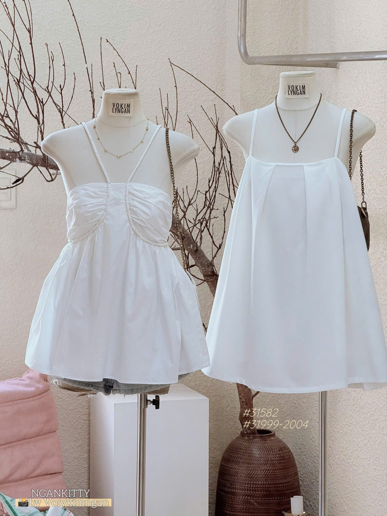 Áo váy 2 dây đơn giản wgwe - Ảnh 6