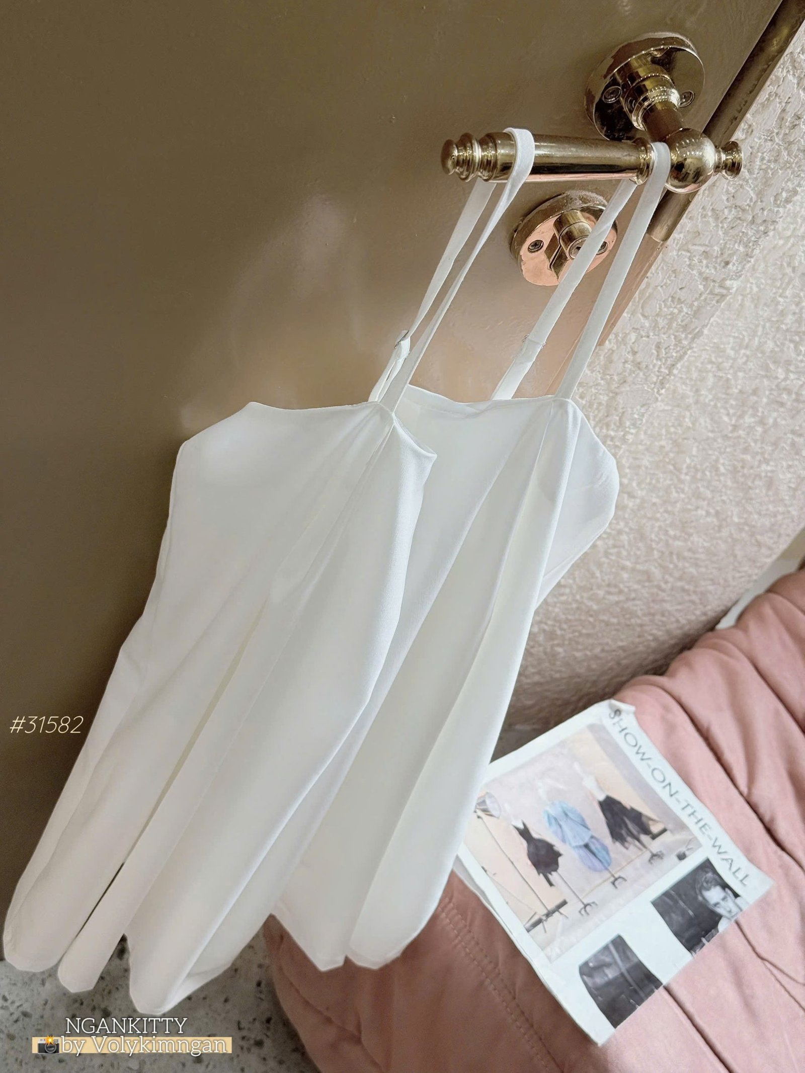 Áo váy 2 dây đơn giản wgwe - Ảnh 5