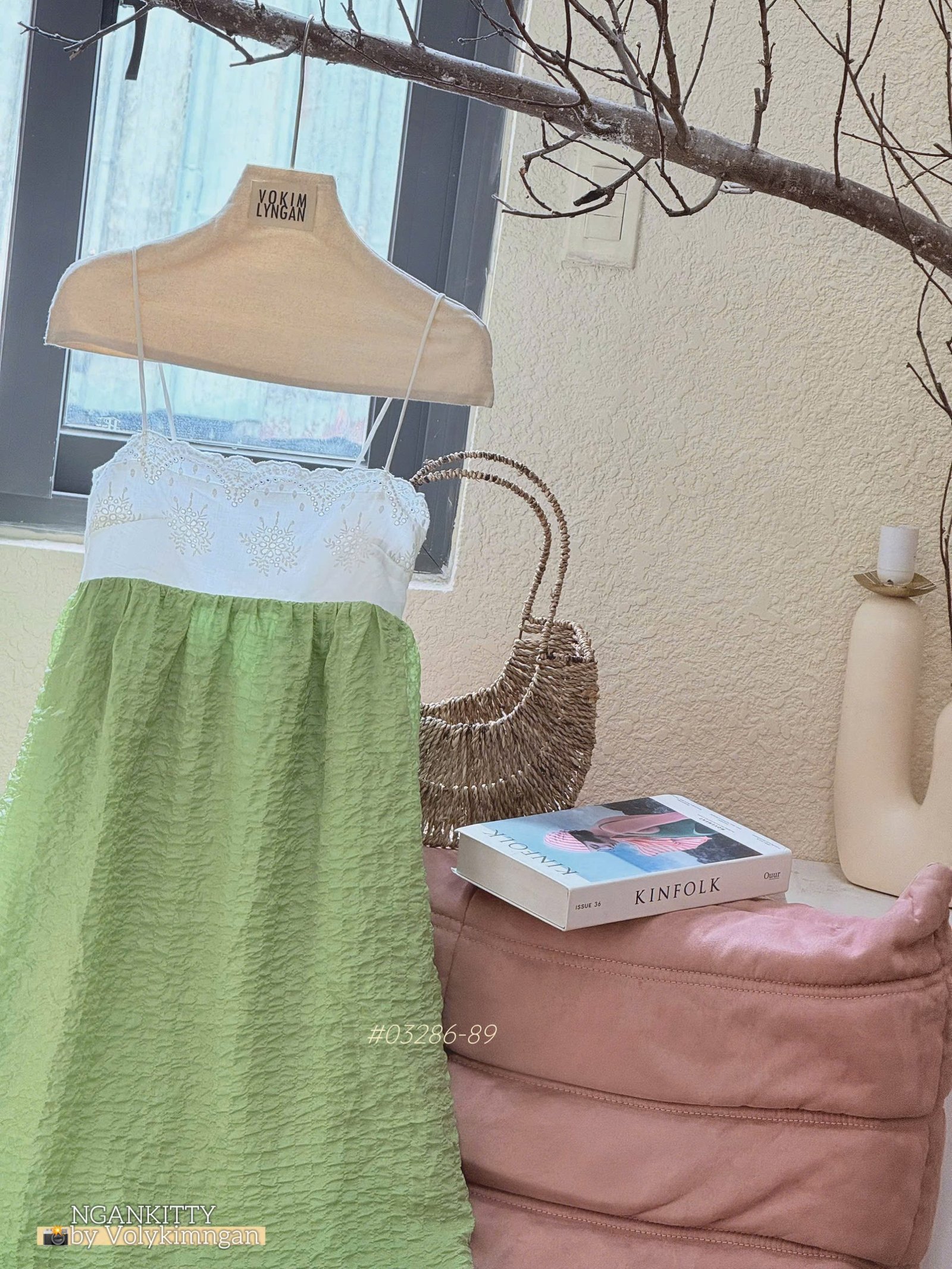 Đầm maxi 2s ren phối màu Louis.H - Ảnh 2