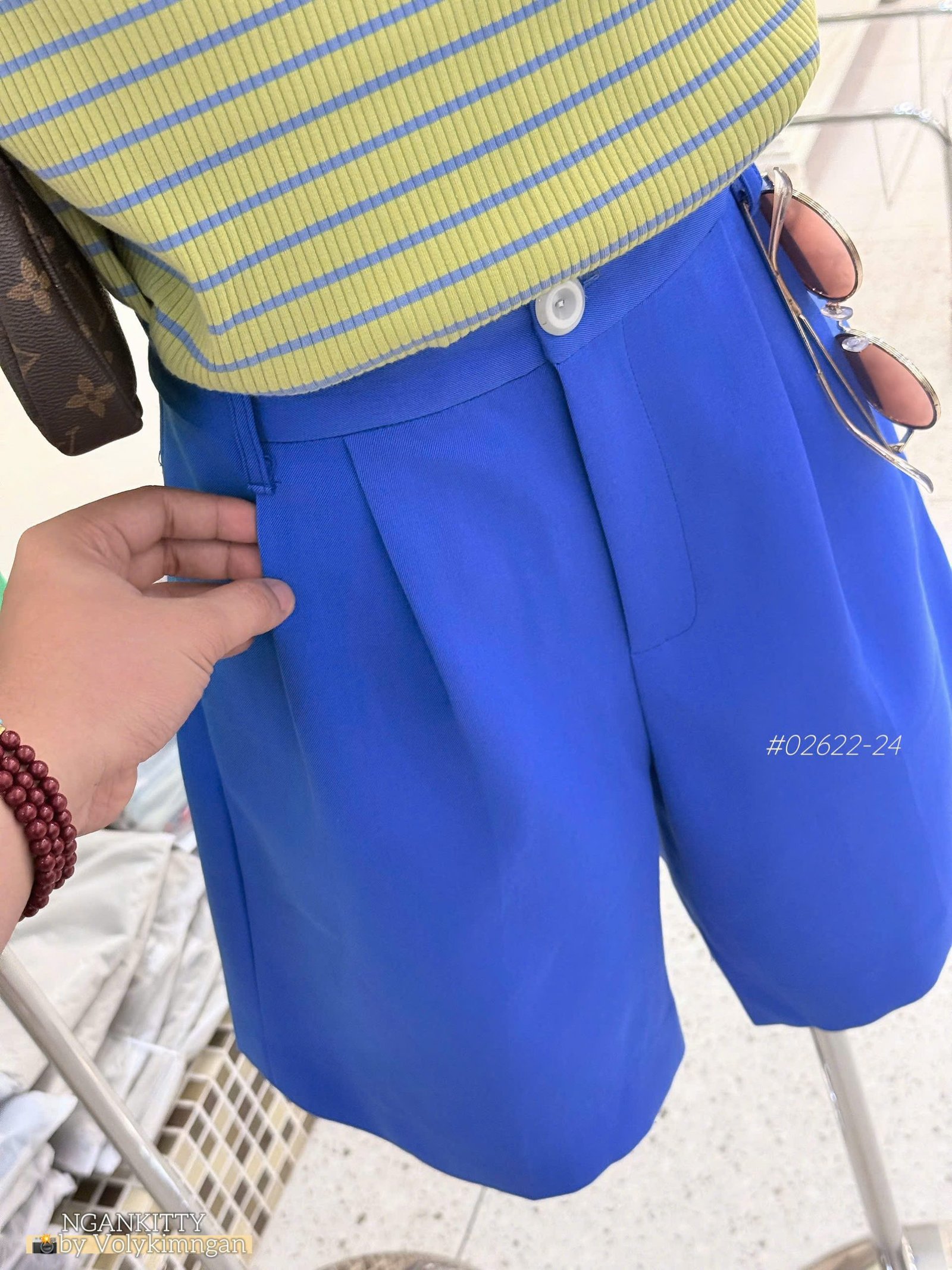 Set Áo Sn Sọc - Quần Ngố Louis.H - Ảnh 4
