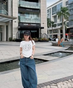 Áo babytee logo CELINE PARIS