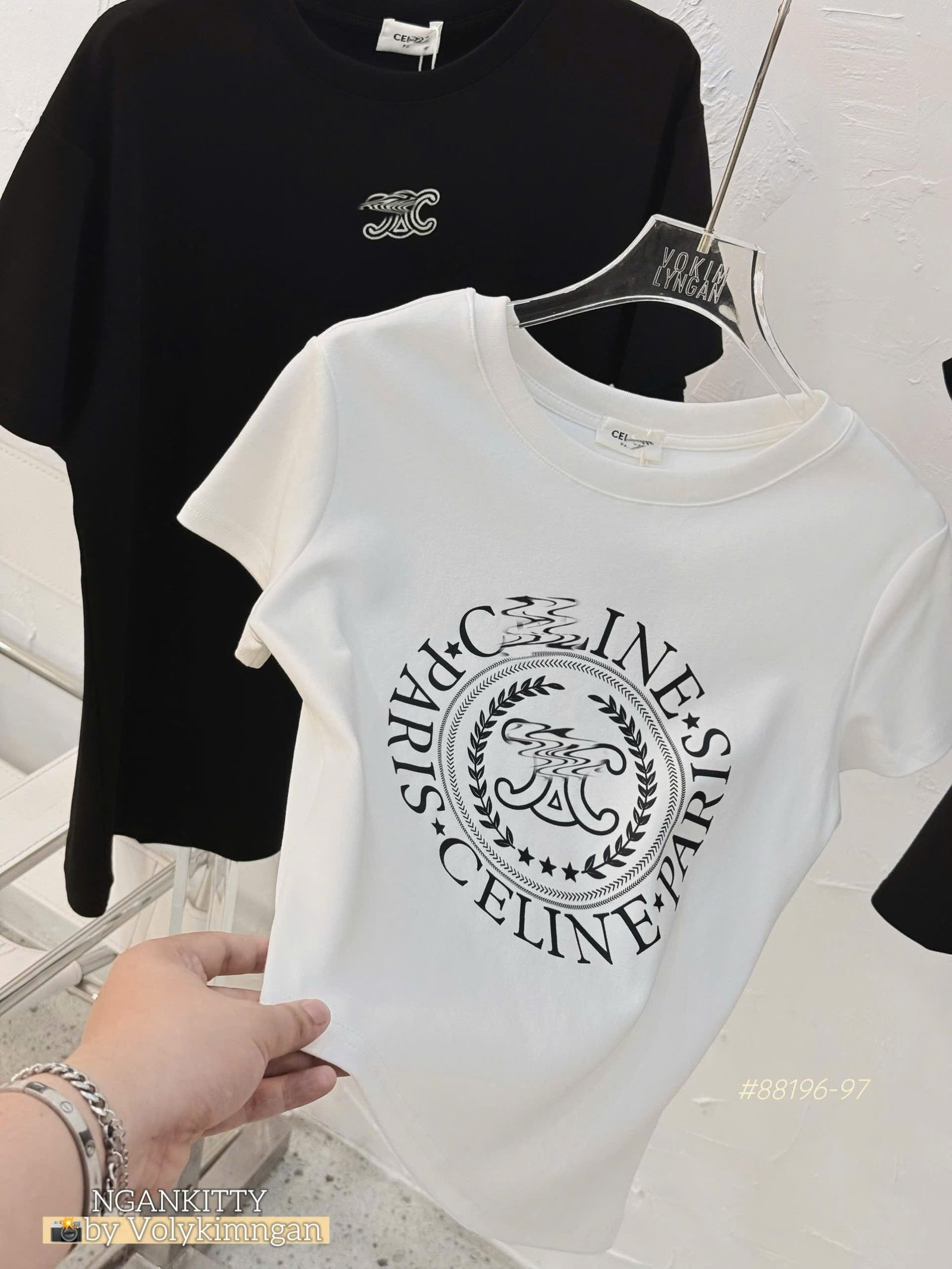 Áo babytee logo CELINE PARIS - Ảnh 5