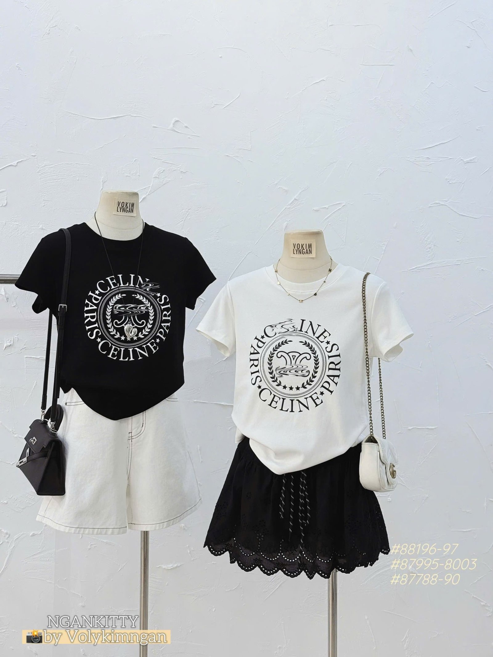Áo babytee logo CELINE PARIS - Ảnh 3