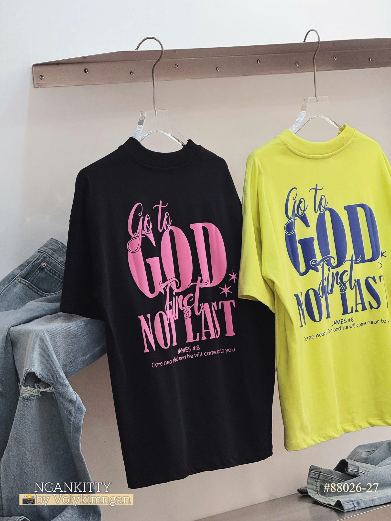 Áo boxy GOD NOT LAST - Ảnh 5