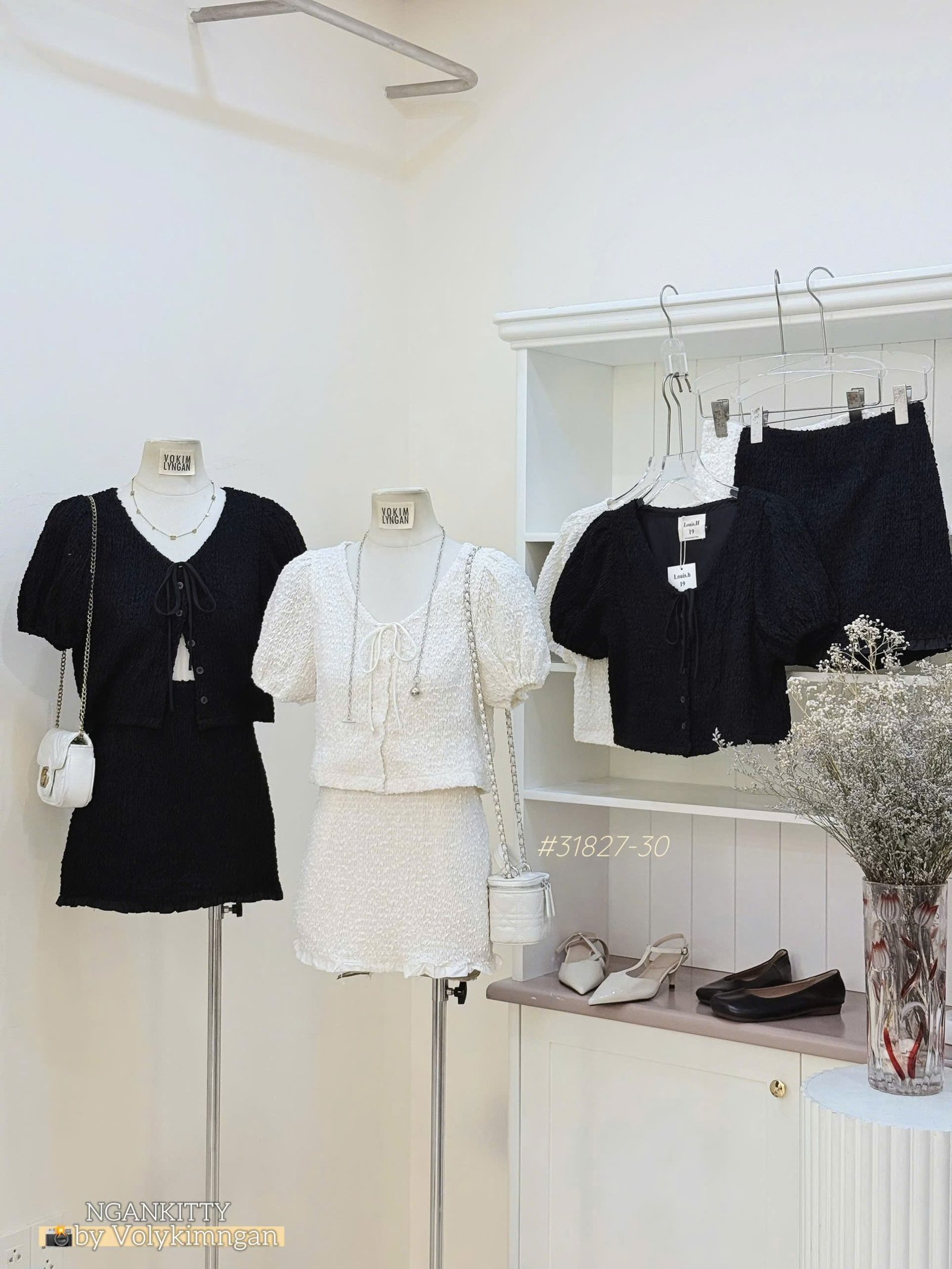 Set nhăn bèo tiểu thư Louis.H