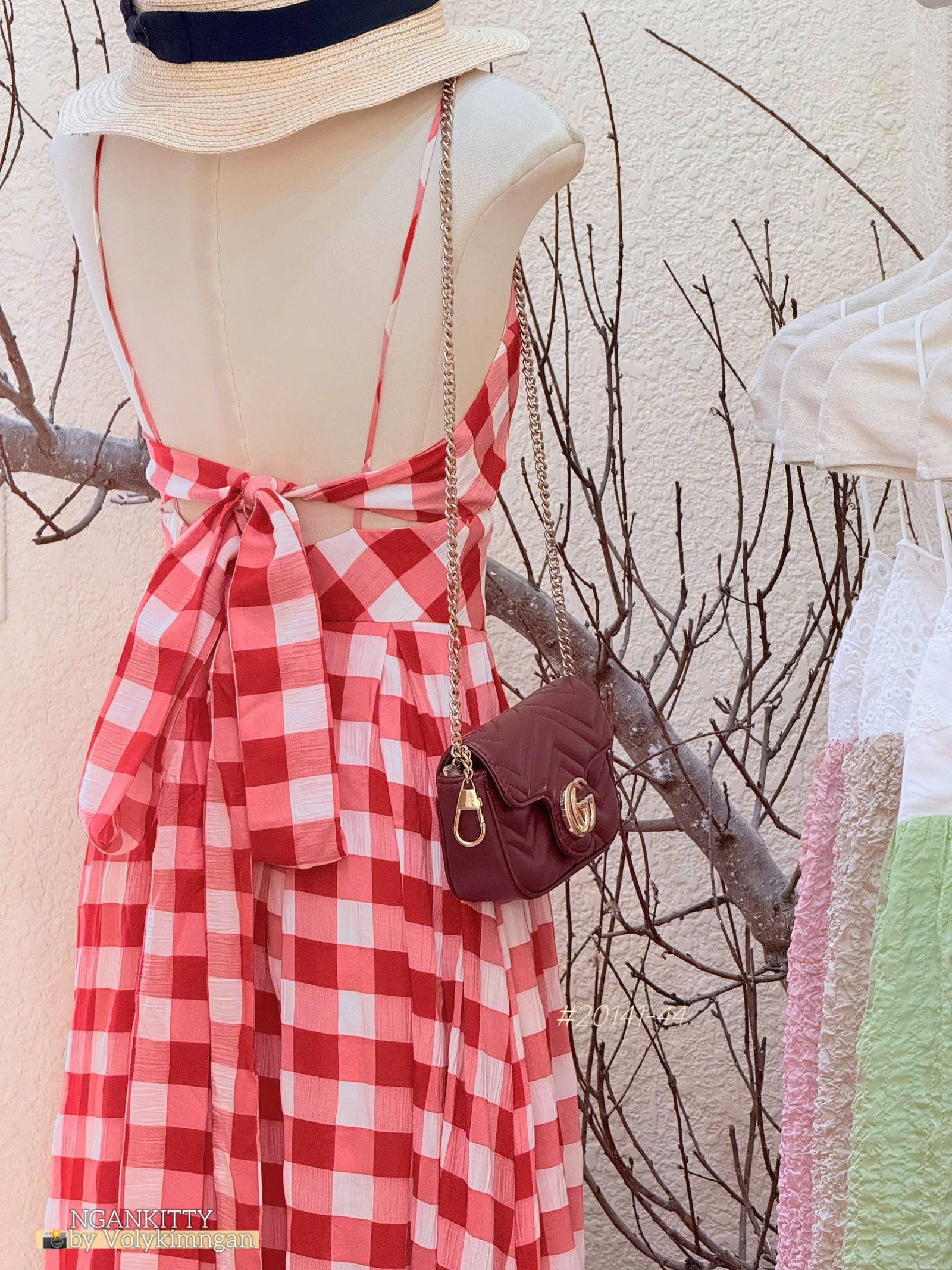 Váy Maxi Caro Xẻ Ngực - Ảnh 4