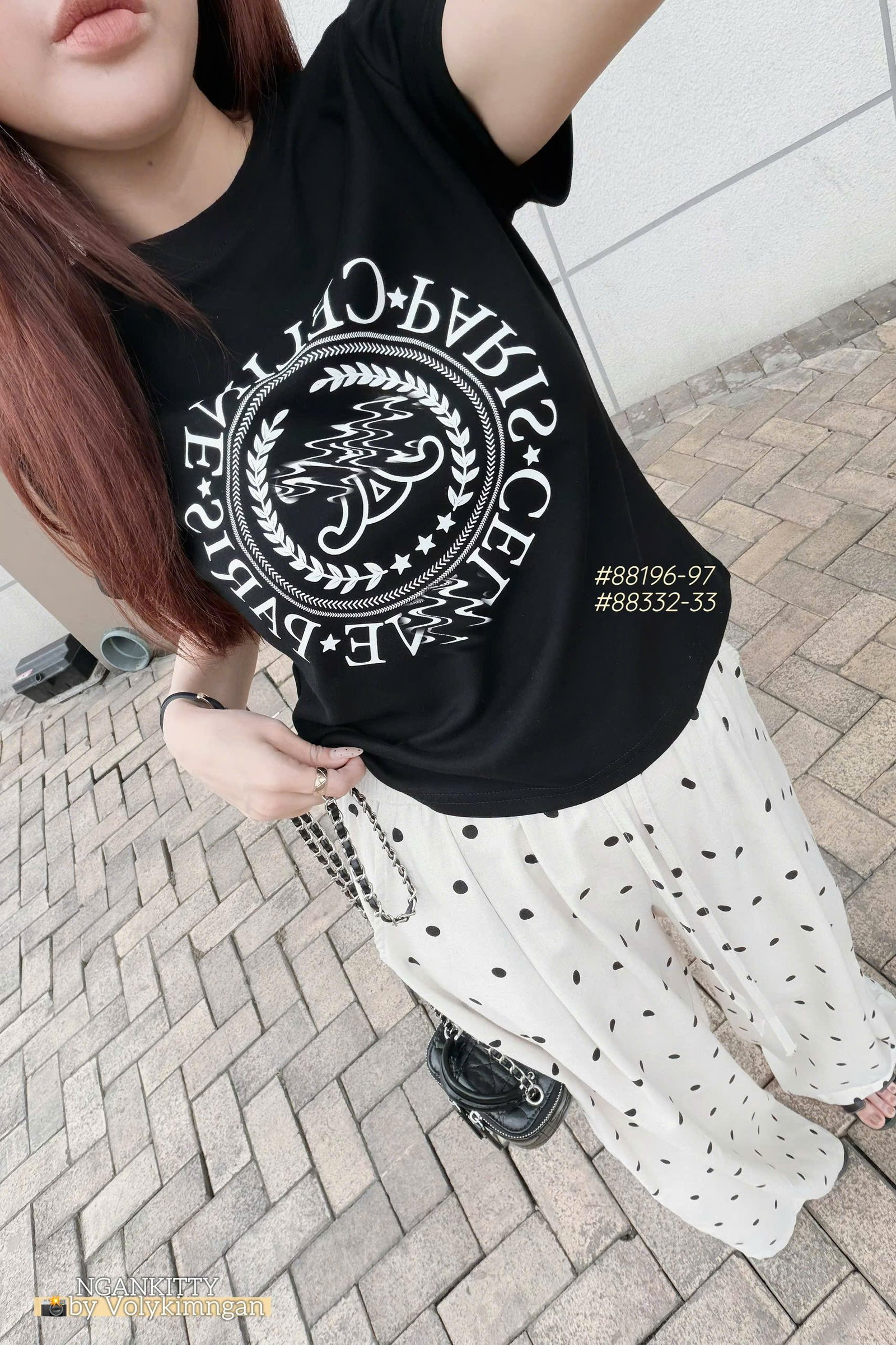 Áo babytee logo CELINE PARIS - Ảnh 12