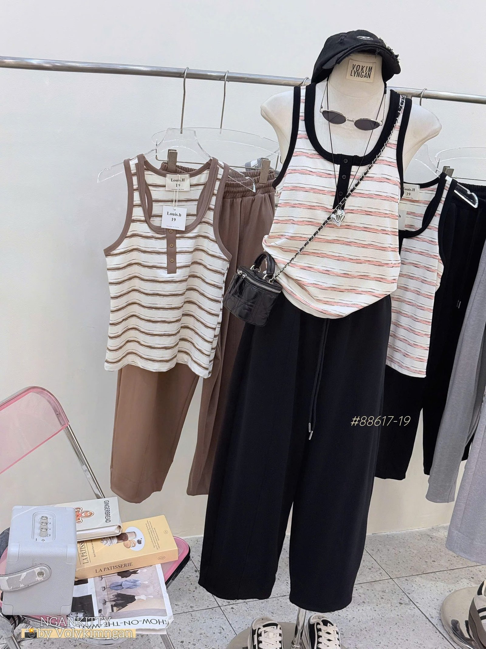 Set sn sọc nút quần BOM - Ảnh 9