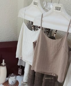 Alternative view of Set sọc linen thô 3 món