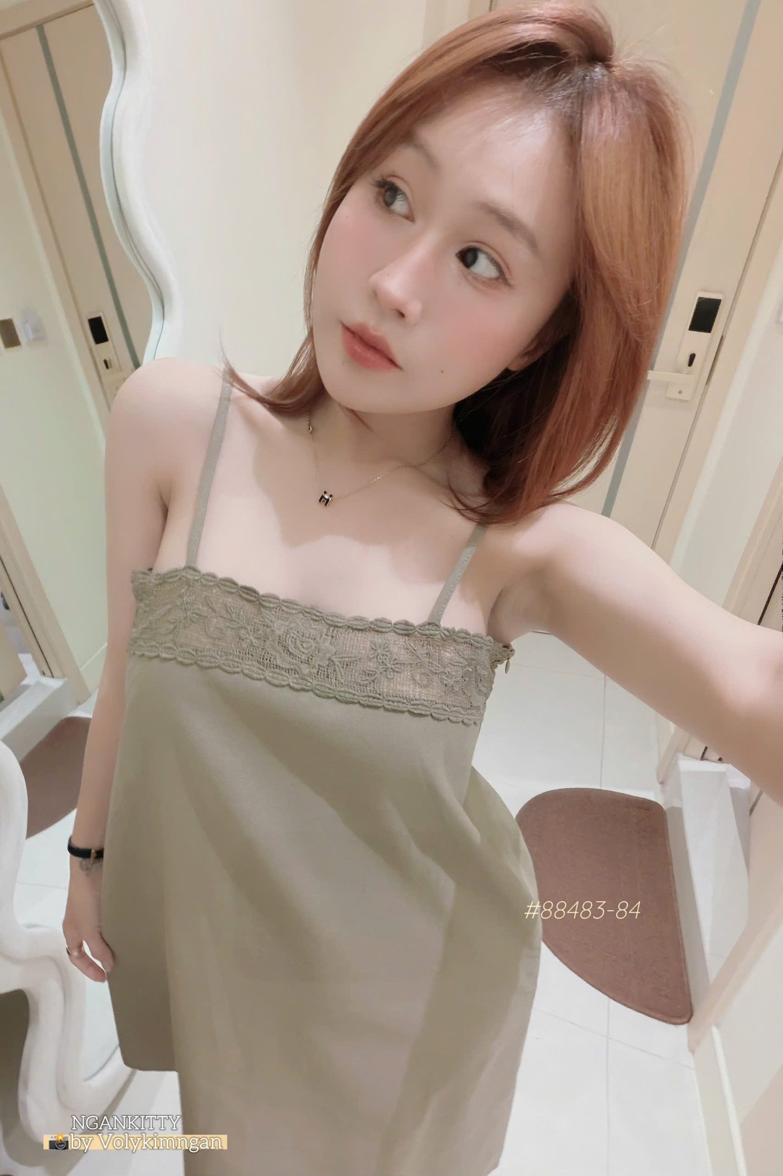 Đầm 2s linen mix ren - Ảnh 5