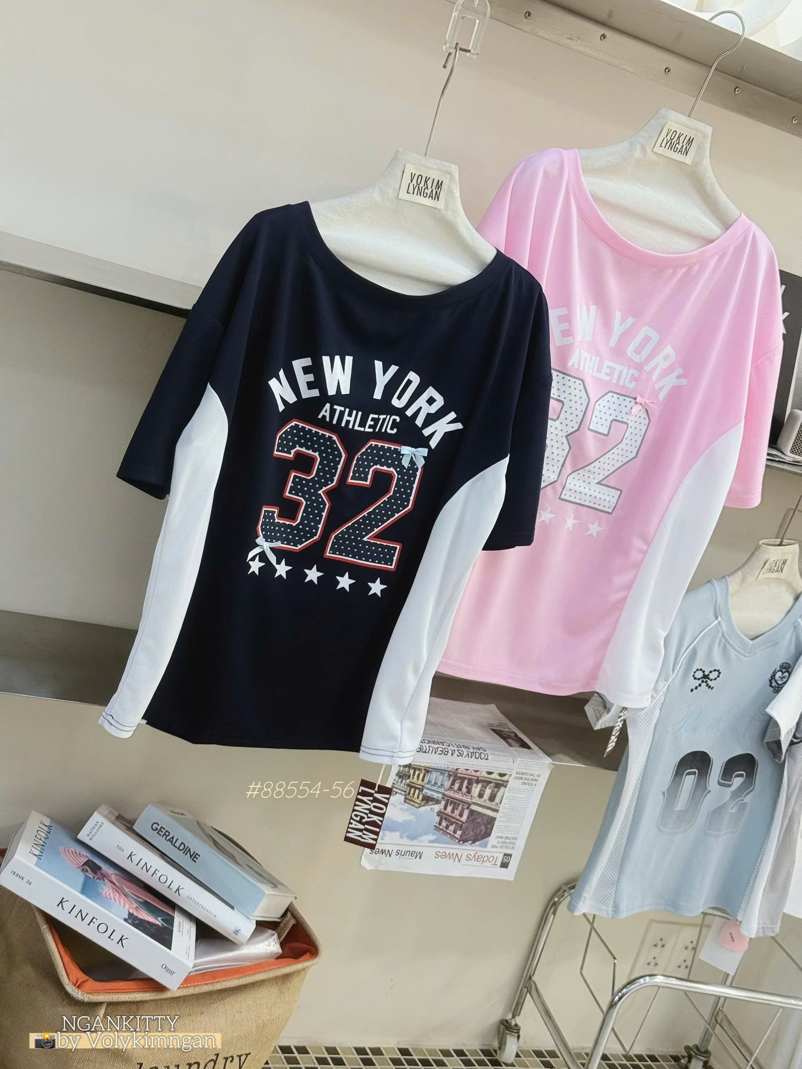 Áo tay lở lệch vai New York 32 - Ảnh 4