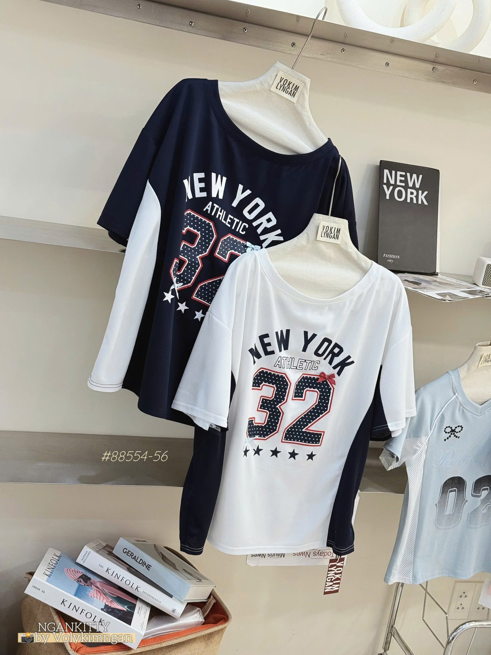 Áo tay lở lệch vai New York 32 - Ảnh 10