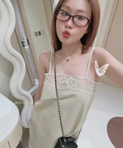 Alternative view of Đầm 2s linen mix ren