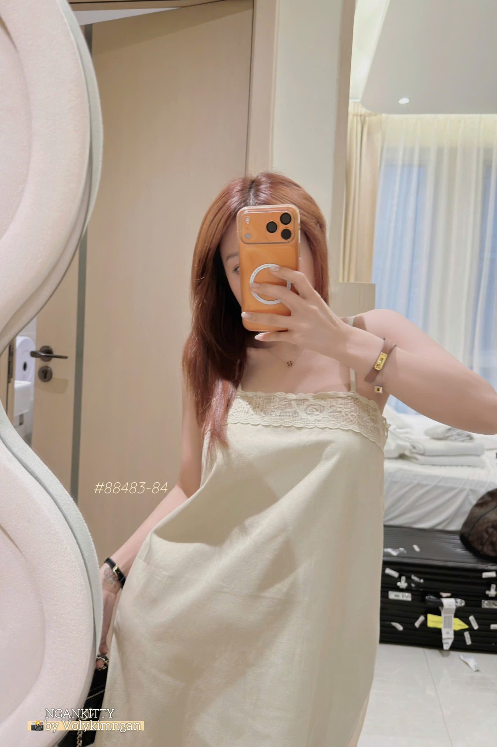 Đầm 2s linen mix ren - Ảnh 8