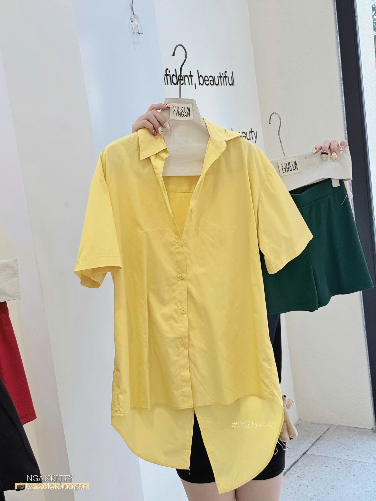 Set sơmi xẻ lưng - Ảnh 5