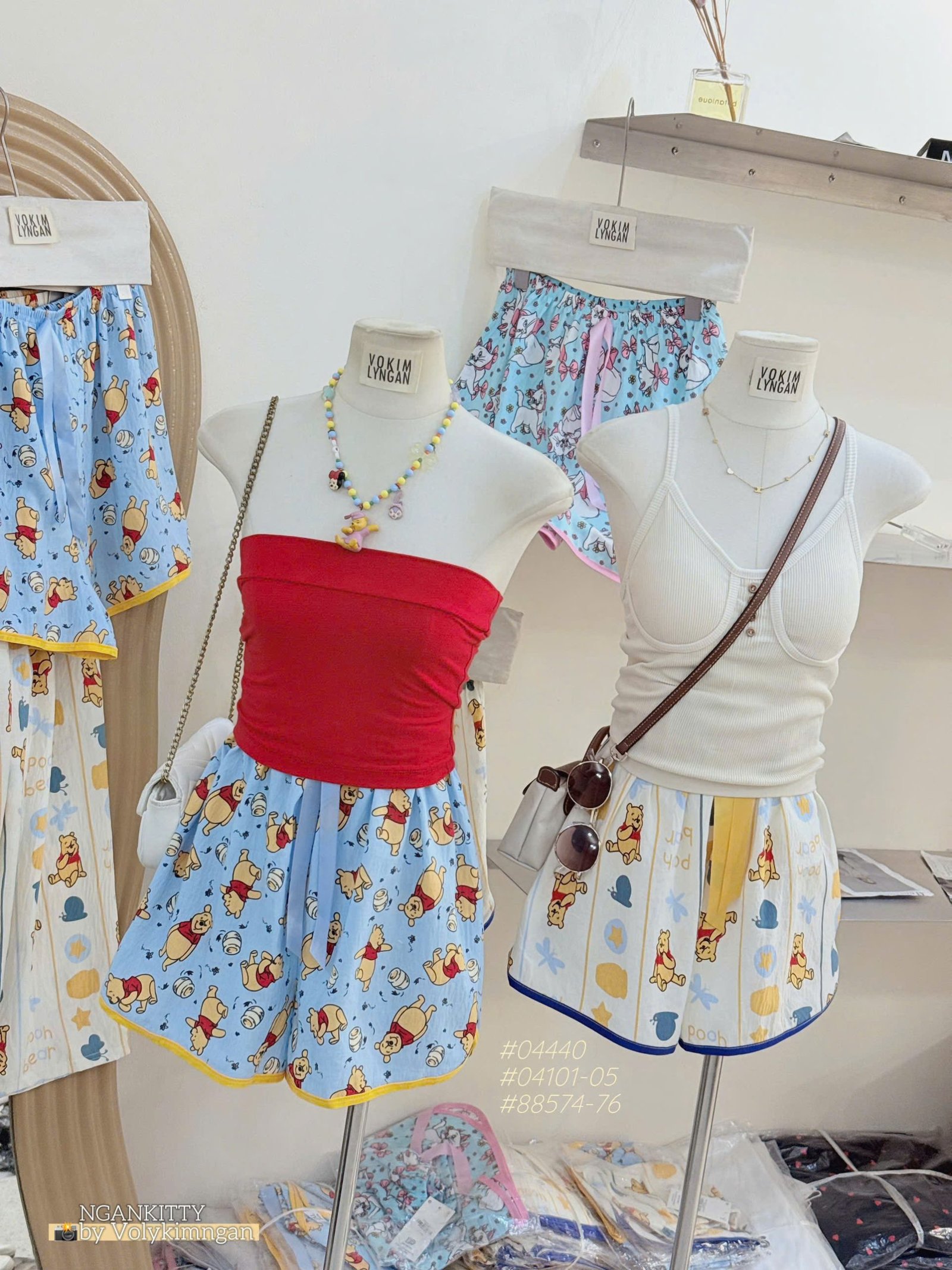 Quần short sọc gấu Pooh - Ảnh 6