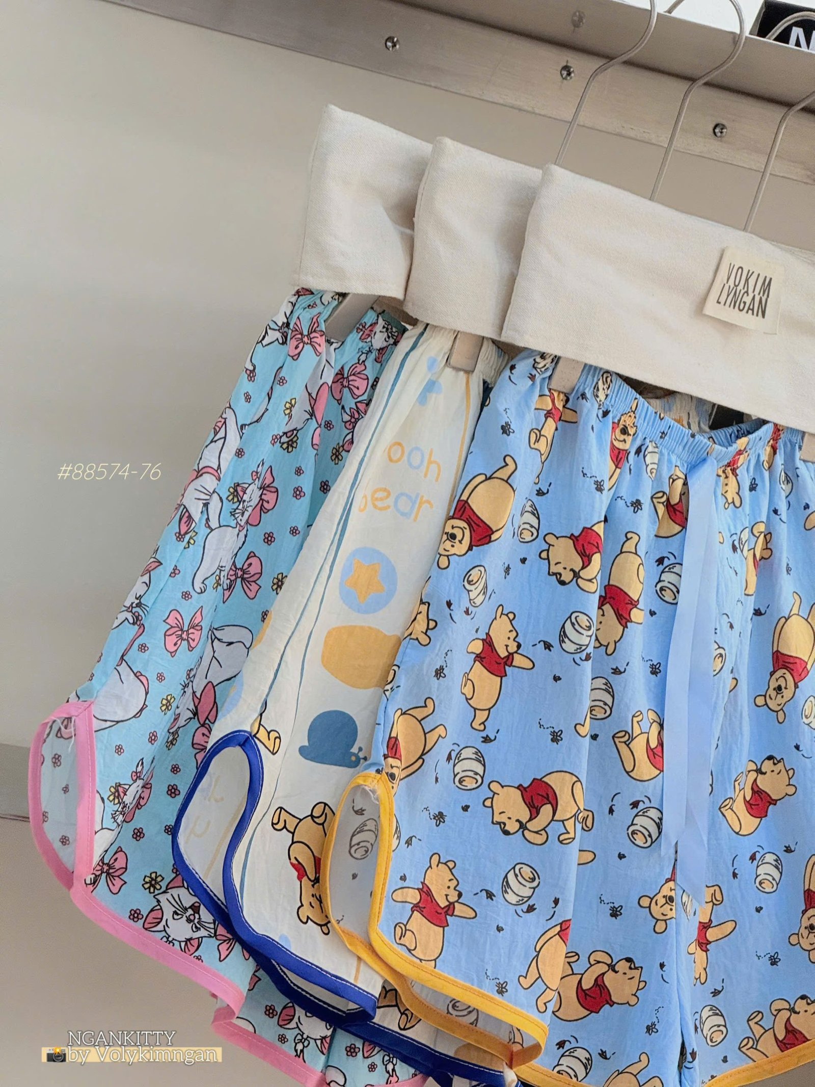 Quần short xanh gấu Pooh - Ảnh 5