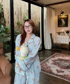 Alternative view of Set pijama td sọc gấu