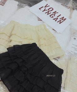 Alternative view of Quần váy linen tầng