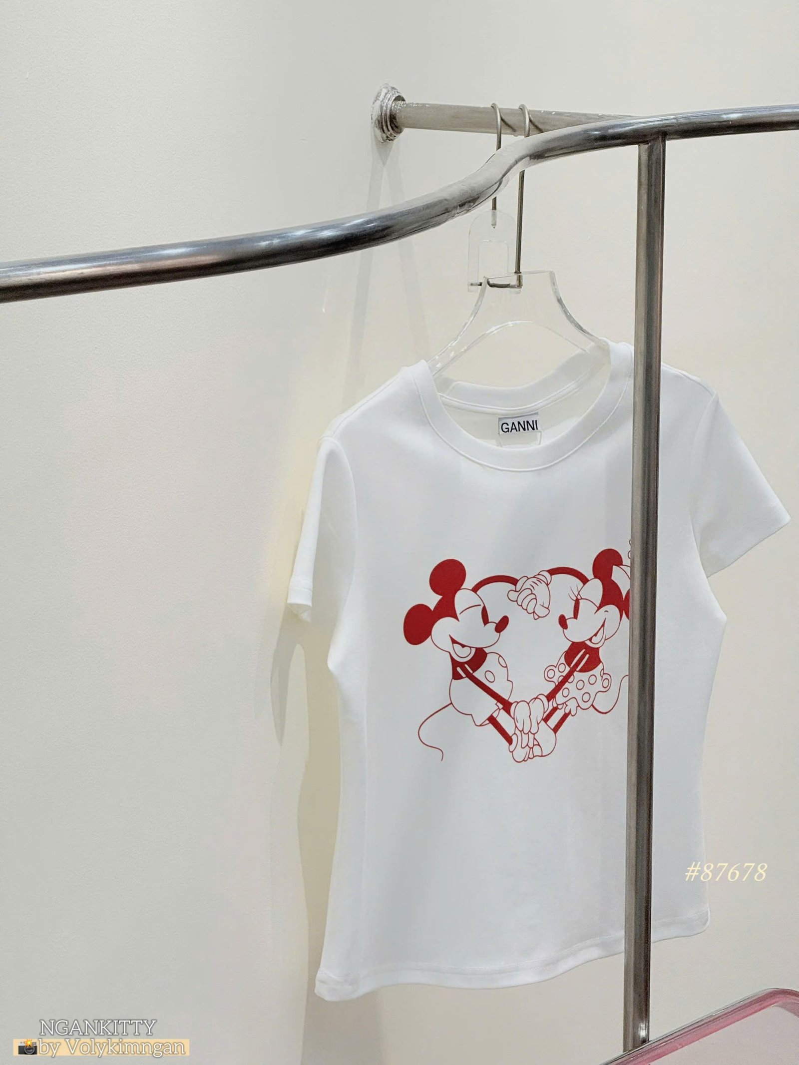 Áo Ganni Mickey & Minnie - Ảnh 5