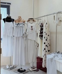 Set sọc 2s tầng quần suông