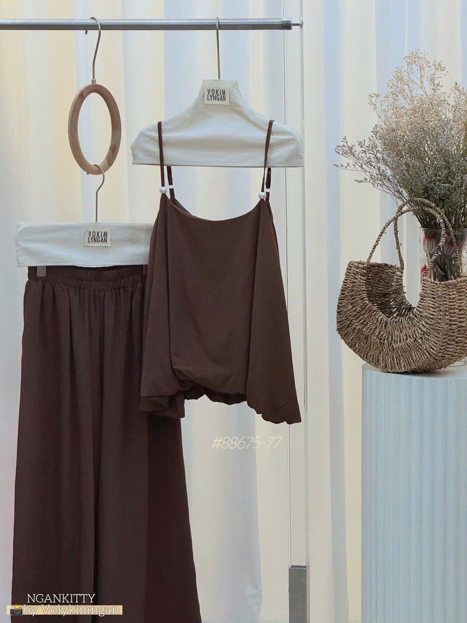 Set đũi áo 2s quần suông - Ảnh 6