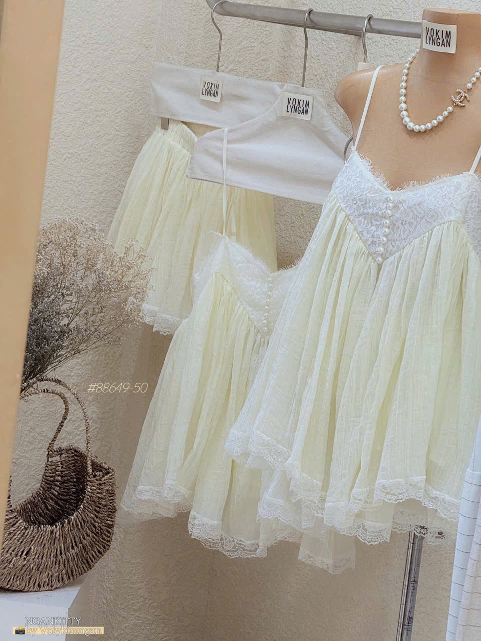 Set 2s voan xô đính ngọc - Ảnh 8