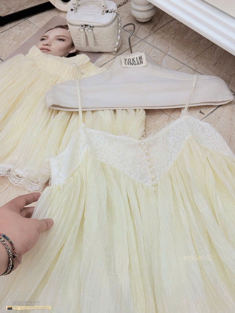 Set 2s voan xô đính ngọc - Ảnh 6