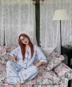 Set pijama tn gấu sọc