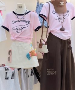 Áo thỏ Cinnamoroll viền