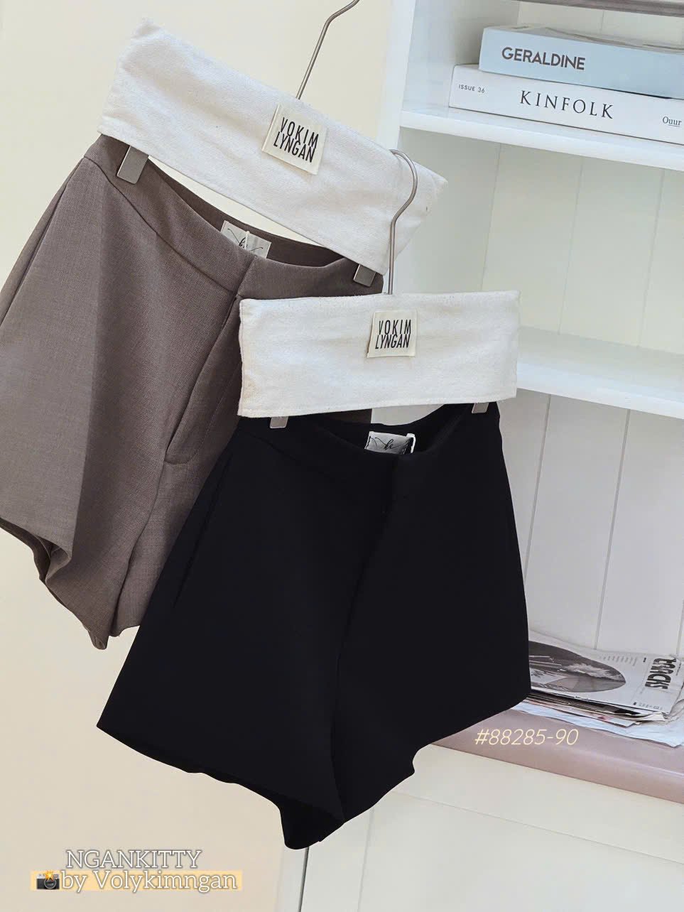 Quần short kaki trơn