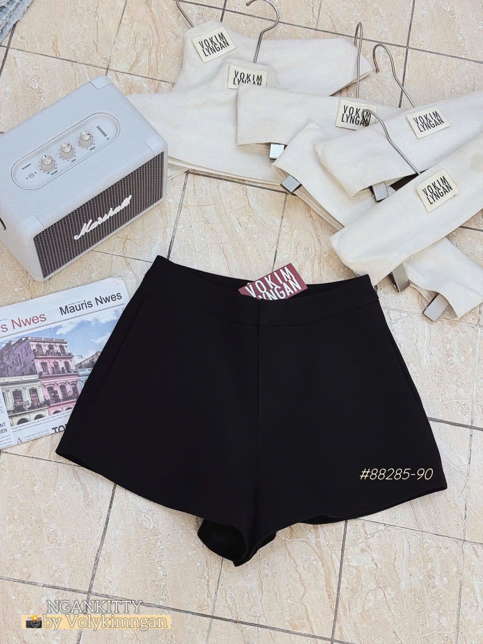 Quần short kaki trơn - Ảnh 7