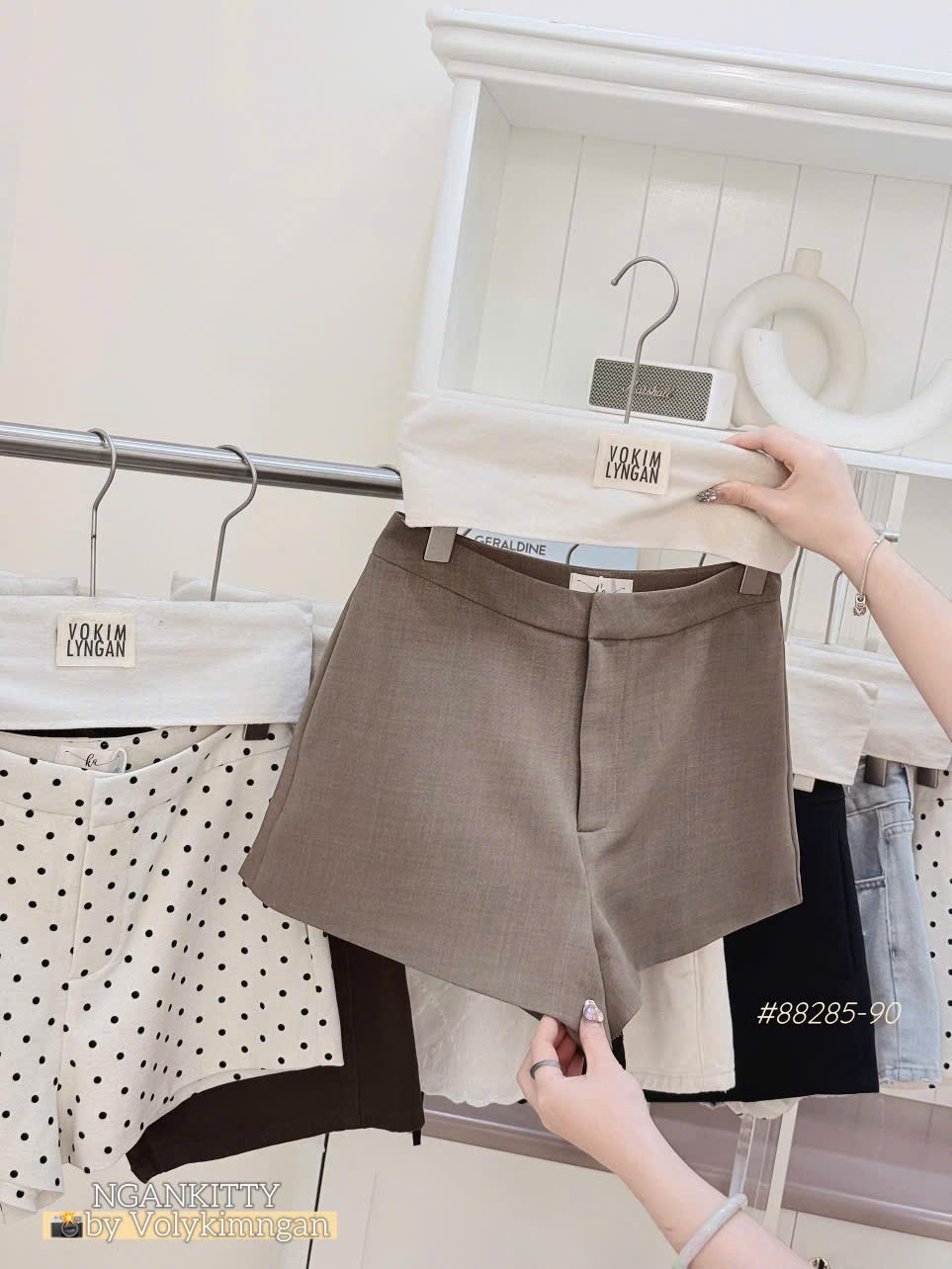 Quần short kaki trơn - Ảnh 6