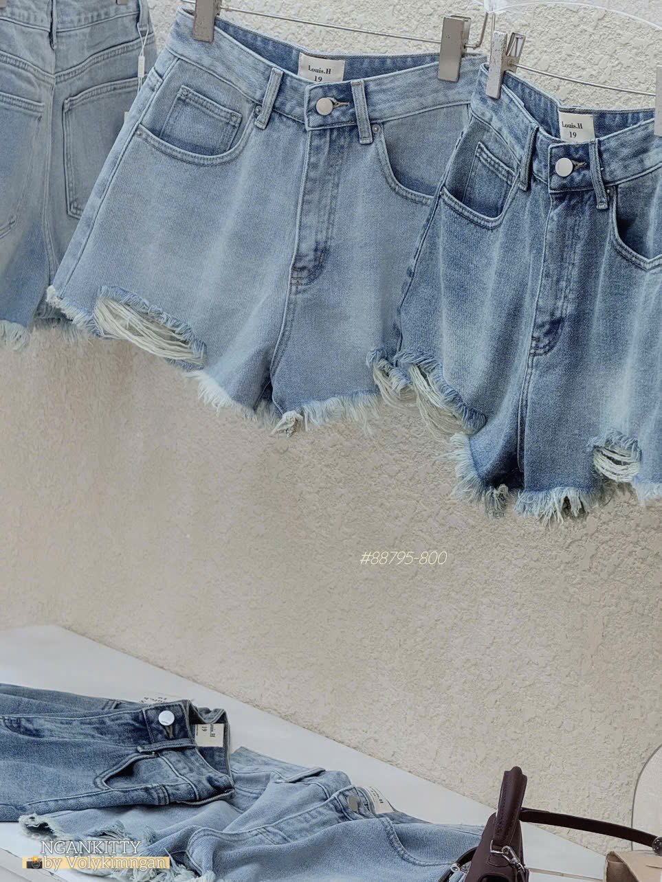 Quần short jean rách SH952 - Ảnh 2