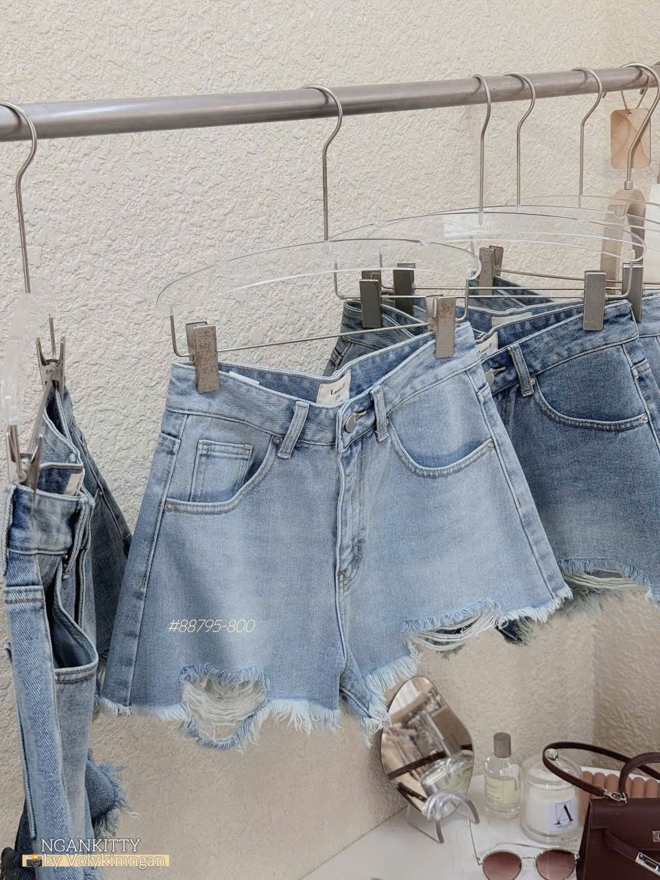 Quần short jean rách SH952 - Ảnh 4