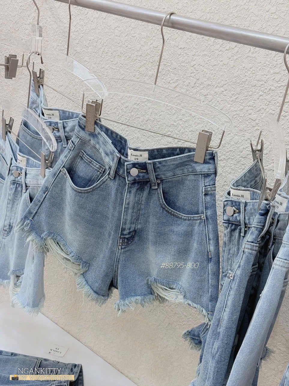 Quần short jean rách SH952 - Ảnh 6