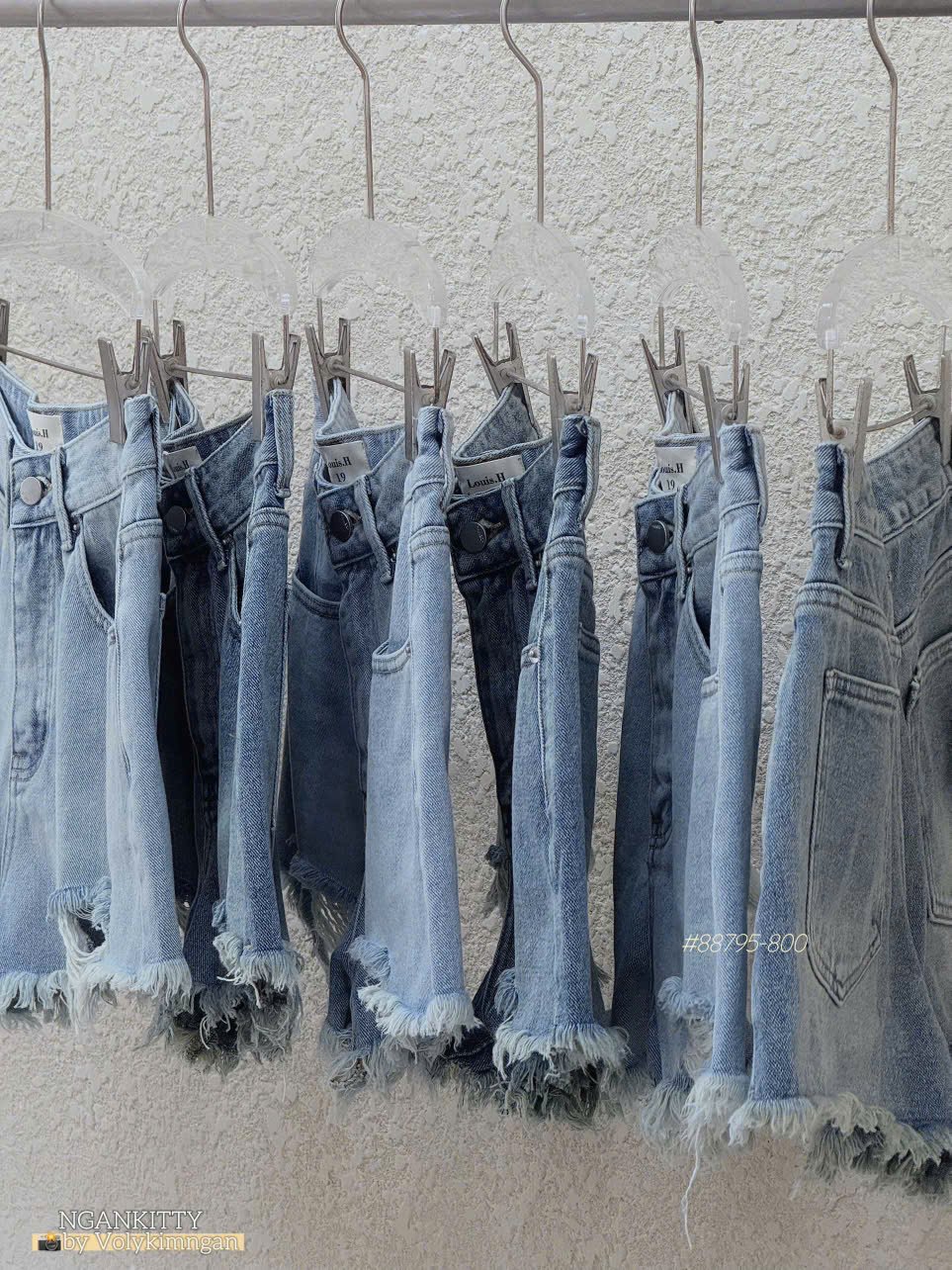 Quần short jean rách SH952 - Ảnh 7