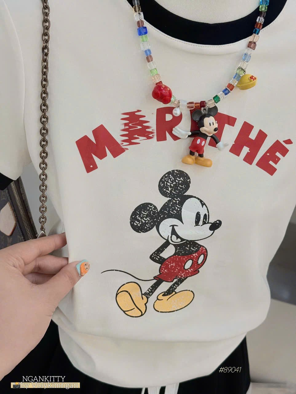 Áo Marithé Mickey viền - Ảnh 8