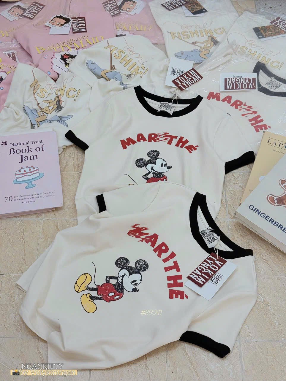 Áo Marithé Mickey viền - Ảnh 3