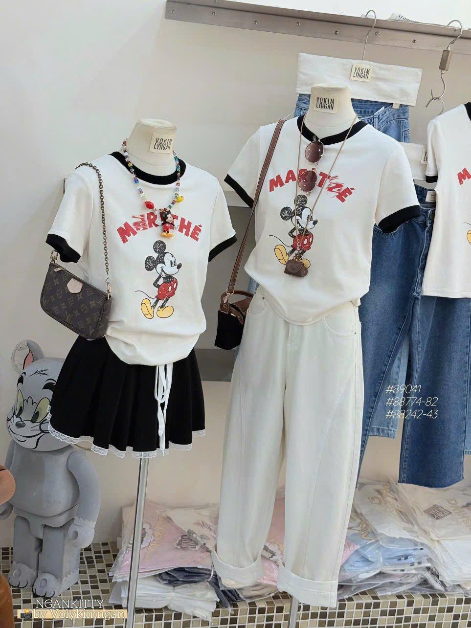 Áo Marithé Mickey viền - Ảnh 4