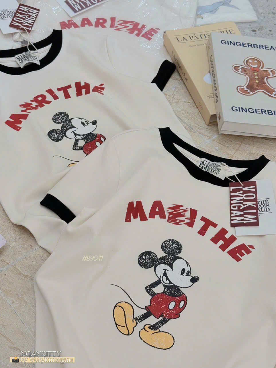 Áo Marithé Mickey viền - Ảnh 5