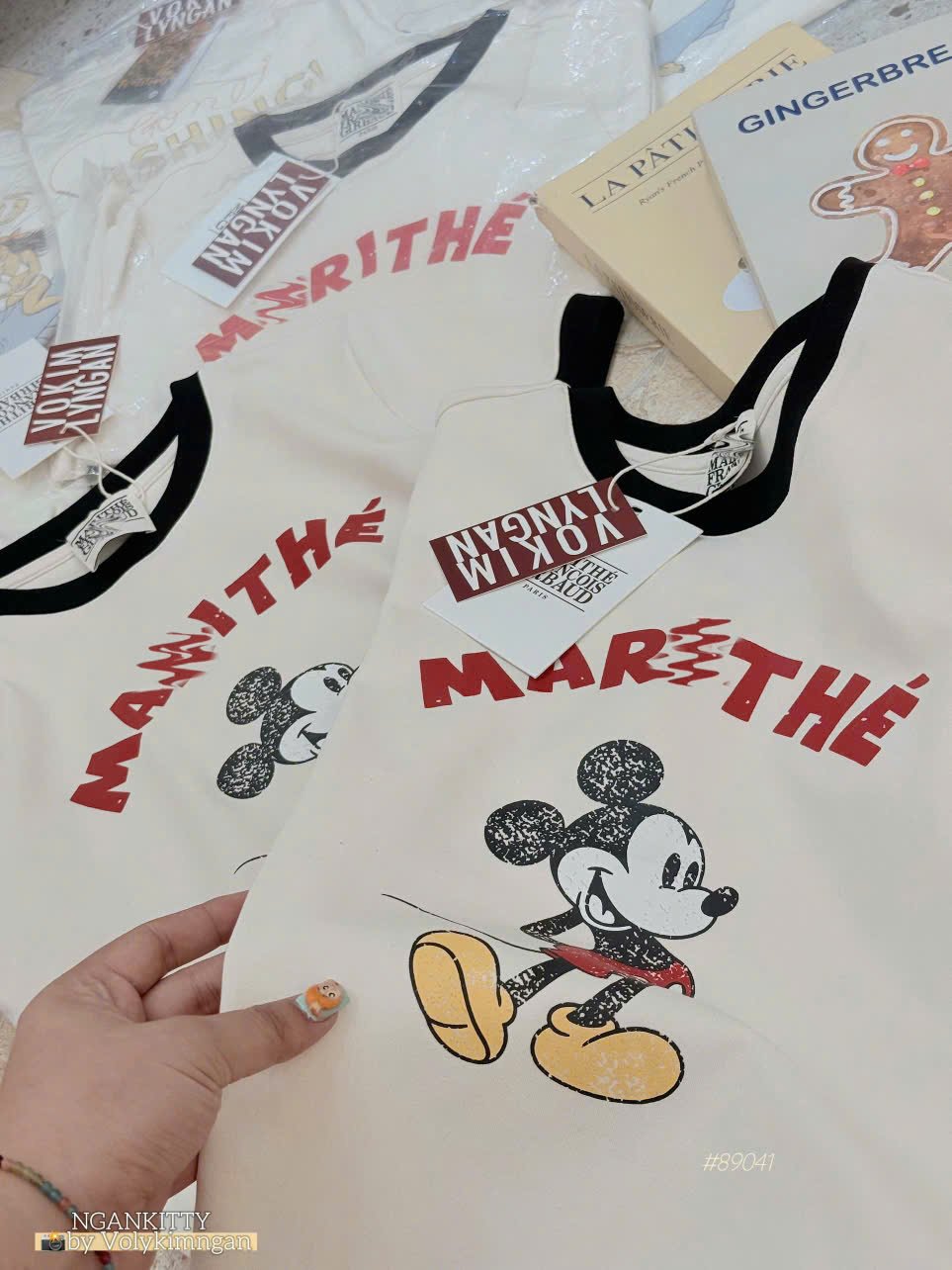 Áo Marithé Mickey viền - Ảnh 6