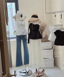 Áo xốp cúp ngực nhún bên
