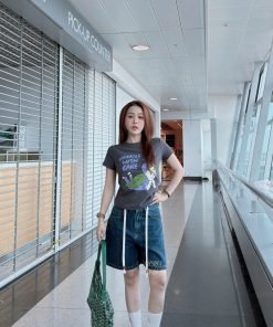 Áo babytee Ganni HANDLE #89184