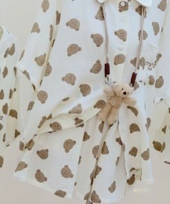 Alternative view of Set Pijama Short Museline Gấu #89210