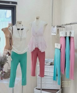 Quần Thun Lửng Lưng Cao w7 #18382-85