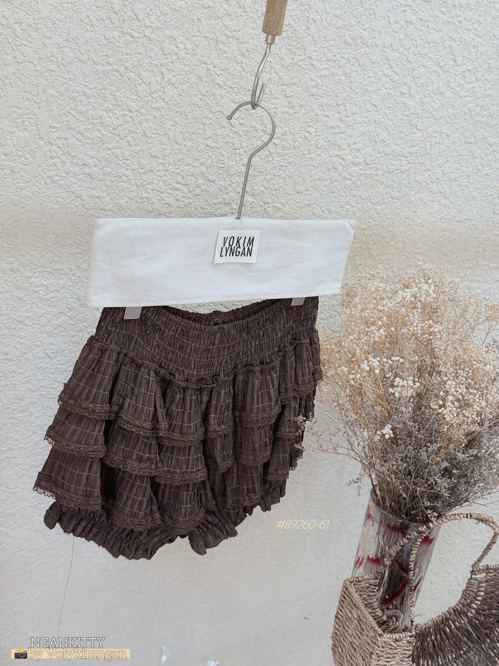 Quần Short Bí Bèo Tầng #89260-61 - Ảnh 7