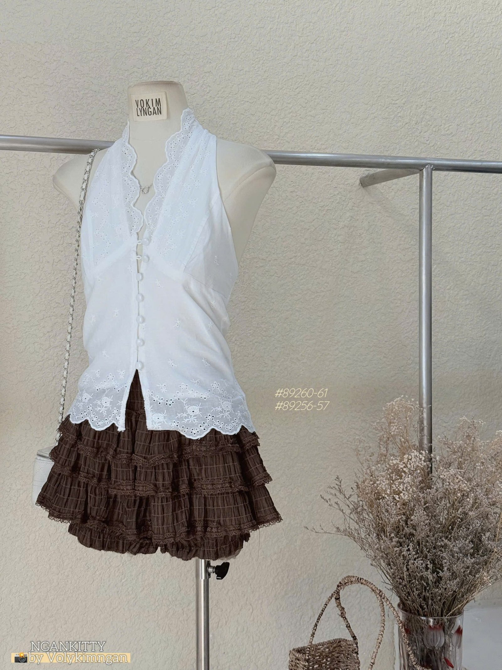 Quần Short Bí Bèo Tầng #89260-61 - Ảnh 9