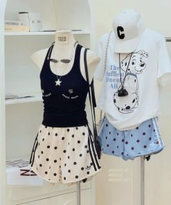 Quần short adidas chấm bi