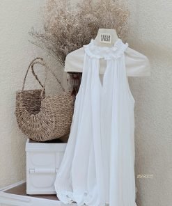 Áo td khoét 2 vai cổ bèo #89005